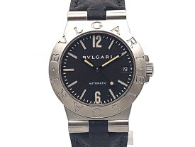 【USED】 ブルガリ - BVLGARI - ディアゴノスポーツ LCV35S SSケース/革 自動巻き メンズ 【Luxury Brand Selection】【中古】 腕時計