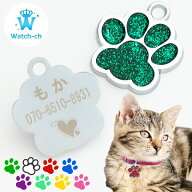 迷子札 肉球型 名入れ 軽量 犬 猫 ペット ネームプレート レーザー彫刻 ネームタグ ドッグタグ ドックタ…