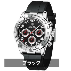 腕時計 メンズ 40代 50代 BENYAR オマージュウォッチ クロノグラフ クォーツ BY-5192M
