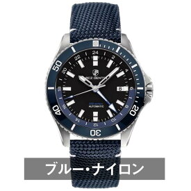 機械式腕時計 メンズ 40代 50代 GMT オマージュウォッチ Dバックル LACZ DENTON 日付 LD-9106 父の日 プレゼント 実用的 2024
