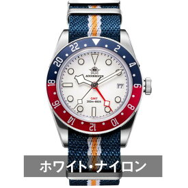 腕時計 メンズ 40代 50代 GMT 防水 クォーツ スイス製ムーブメント オマージュウォッチ ジュビリー カレンダー ADDIESDIVE 39mm AD2044