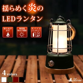 [ラドウェザー] LED ランタン 充電式 LEDライト 木目調 レトロ アンティーク インテリア 人気 おしゃれ 防災グッズ キャンプ アウトドア