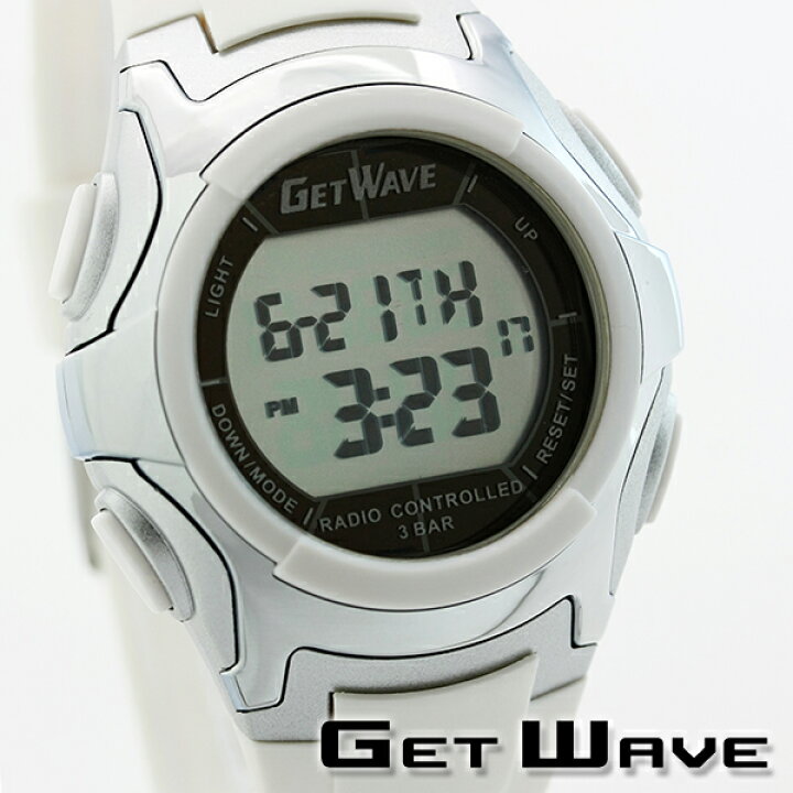 楽天市場】マルマン GETWAVE 両局ソーラーデジタル電波時計 MJW097-01 