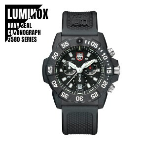 �y���[�z LUMINOX ���~�m�b�N�X NAVY SEAL CHRONOGRAPH 3580 SERIES �l�C�r�[�V�[���Y �N���m�O���t XS.3581 �����Y �~���^���[�E�H�b�` �u���b�N