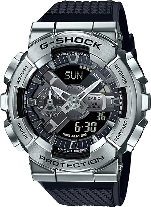 楽天市場】G-SHOCK Gショック GM-110-1AJF メタルケース カシオ 腕時計 