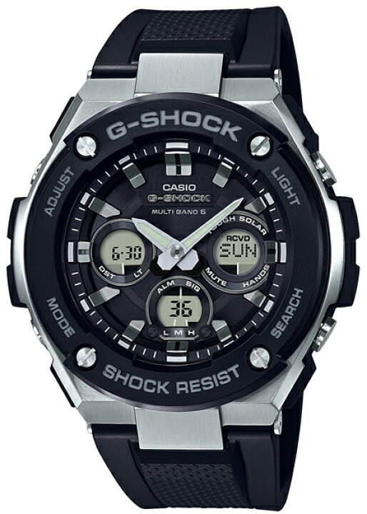 楽天市場】G-SHOCK Gショック GST-W300-1AJF ミドルサイズ アナログ 