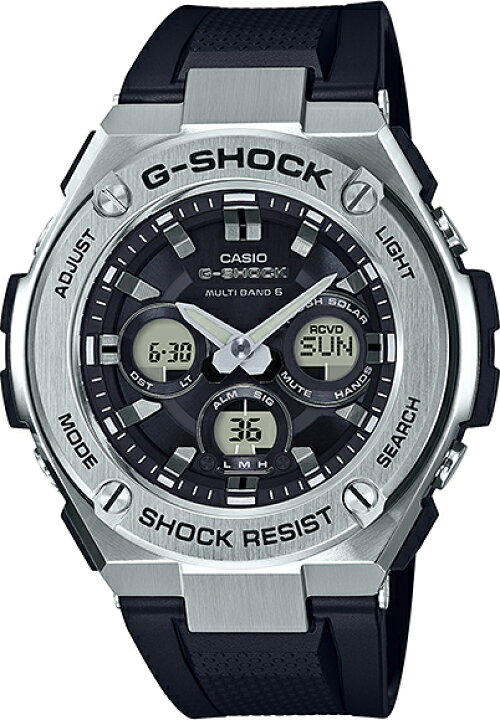 楽天市場】G-SHOCK Gショック GST-W310-1AJF ミドルサイズ アナログ