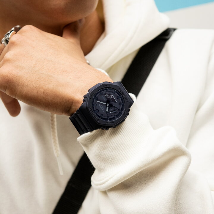 楽天市場】G-SHOCK Gショック アナログ GA-2100-1A1JF カーボン  