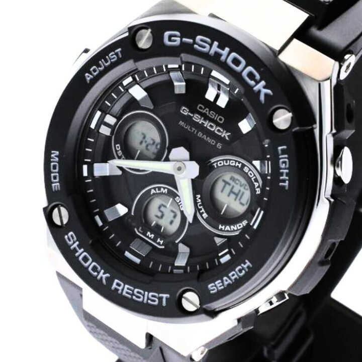 楽天市場】G-SHOCK Gショック GST-W300-1AJF ミドルサイズ アナログ 