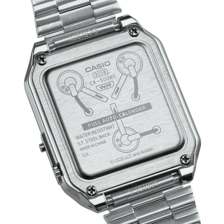 楽天市場】CASIO カシオ CA-500WEBF-1AJR Back to the future コラボ  