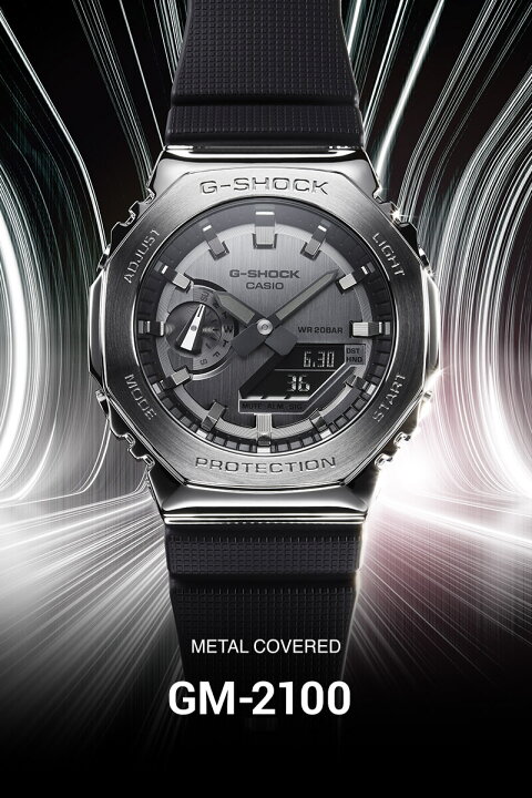 楽天市場】G-SHOCK Gショック GM-2100-1AJF メタルケース カシオ 