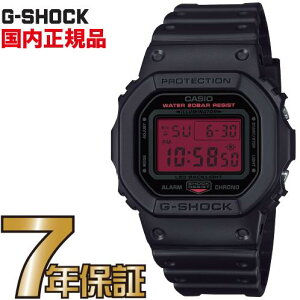 G-SHOCK GVbN DW-5600BBR-1JF JVI rv BLACK AND BOLD RED