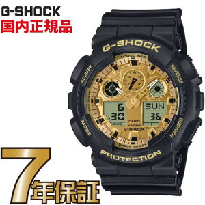 G-SHOCK G�V���b�N GA-100GGB-1A9JF �J�V�I �r���v BLACK AND GOLD SERIES