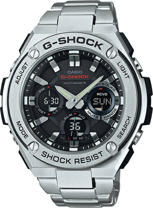 楽天市場】G-SHOCK Gショック GST-W110D-1AJF アナログ 電波 ソーラー 