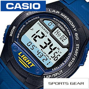 楽天市場 カシオ腕時計 Casio時計 Casio 腕時計 カシオ 時計 スポーツ ギア Sports Gear メンズ レディース ユニセックス 男女兼用 グレー W 734j 2ajf デジタル 液晶 防水 ブルー ブラック ランニング ウォッチ プレゼント 卒業 入学 就職 祝い 高校生 大学生 社会人 入試