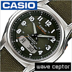 カシオ腕時計 CASIO時計 CASIO 腕時計 カシオ 時計 ウェーブセプター wave ceptor メンズ グリーン WVA-M630B-3AJF アナデジ デジタル タフソーラー 電波時計 液晶 防水 シルバー グレー カーキ 入試 受験 成人式 お祝い 冬 観光 遠足 旅行