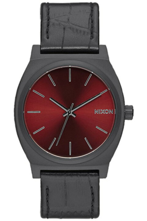 楽天市場 在庫限り ニクソン腕時計 Nixon時計 Nixon 腕時計 ニクソン 時計 タイム テラー Time Teller メンズ レディース レッド Na 00 人気 ブランド 防水 革 ベルト レザー ブラック ゲーター お祝い 新社会人 プレゼント ギフト バレンタイン 腕時計を