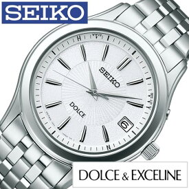 セイコー ドルチェ&エクセリーヌ 腕時計 SEIKO 時計 SEIKO腕時計 セイコー時計 DOLCE&EXCELINE メンズ シルバー SADZ123 メタル ベルト 正規品 ソーラー 電波 ペア ウォッチ 防水 オールシルバー 大学生 入学祝い 入試 受験 冬 プレゼント ギフト