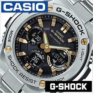 【~27日1時まで 200円引きクーポン付】カシオ 腕時計 Gショック CASIO時計 CASIO 腕時計 カシオ 時計 ジースティール G-SHOCK G-STEEL メンズ ブラック GST-W110D-1A9JF アナデジ デジタル 液晶 タフ ソーラ