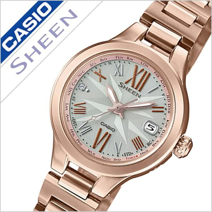 楽天市場】カシオ シーン 時計 CASIO SHEEN 腕時計 レディース 