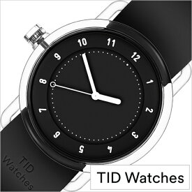 ティッド ウォッチズ 時計 No.3 限定モデル 38mm メンズ レディース TID watches 腕時計 ブラック TID03-38BK 正規品 北欧 ミニマル 人気 ペアウォッチ クリア TR90 ラバー シンプル オールブラック おしゃれ 母の日 プレゼント ギフト 観光 遠足 旅行