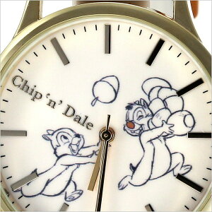 楽天市場 当日出荷 ディズニー 腕時計 チップ デール Disney 時計 Chip N Dale レディース キッズ 男の子 女の子 ホワイト Wd B09 Cd キャラクター ミッキーフレンズ イラスト 人気 かわいい Kids 親子ペア シンプル モダン クラシカル ラウンド ブラウン 革 レザー