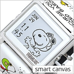 楽天市場 エプソン スマートキャンバス 時計 Epson Smart Canvas 腕時計 スヌーピー 変装 フライング エース Snoopy Flying Ace ユニセックス レディース W1 Pn310 かわいい おしゃれ デジタル スクエア コミック ピーナッツ ホワイト スヌーピー 誕生日 プレゼント