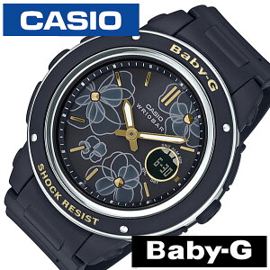 �y1,350�~�����z�y10%OFF�z �J�V�I �x�r�[�W�[ �t���[���� �_�C�A�� �V���[�Y ���v CASIO BABY-G Floral Dial Series �r���v ���f�B�[�X �u���b�N BGA-150FL-1AJF �x�r�[G �S�[���h �u�����h �J�W���A�� �t�@�b