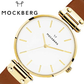 モックバーグ オリジナル 38mm 時計 MOCKBERG Original 腕時計 レディース ホワイト MO511 北欧 上品 ミニマル シック 大人 おしゃれ 人気 ブランド 女性用 彼女 妻 嫁 上品 薄型 アクセサリー シンプル 革 ゴールド お祝い 観光 遠足 旅行