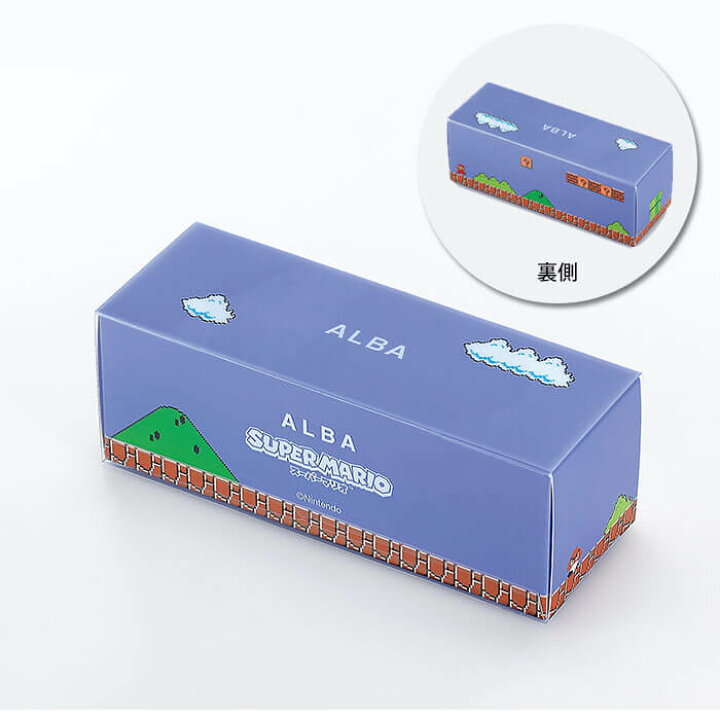 スーパーマリオ Web限定 ゴールド 無敵 アルバ 死にゲー 冬 ドット絵 メンズ セイコー ドット Alba 時計 限定 Mario ブランド スター バレンタイン ゲームボーイ 腕時計 Acck711 キャラクター レア レトロゲーム ファミコン コラボモデル Seiko 人気 Super レディース