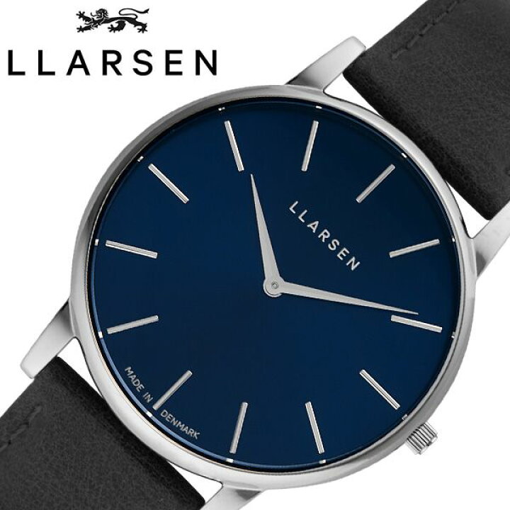 エルラーセン 時計 腕時計 オリバー Oliver メンズ ブルー LL147SDBLL 人気 ブランド おしゃれ シンプル 上品 レザー 革 おすすめ 仕事 スーツ フォーマル かっこいい 北欧 デザイン デザイナーズ ペア ウォッチ ラースラーセン 入試 受験 冬 父の日 LLARSEN エルラーセン LL147SDBLL メンズ 腕時計 国内正規品 送料無料