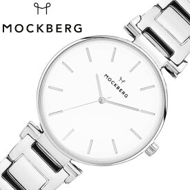 モックバーグ オリジナル 28mm 時計 MOCKBERG Original 28 腕時計 レディース ホワイト MO625 人気 おすすめ ブランド 金属 シンプル シック 大人 スリム 薄い 見やすい 丸型 ラウンド 彼女 妻 母親 誕生日 バースデー 母の日 観光 遠足 旅行