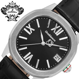 オロビアンコ 時計 Orobianco 腕時計 オッタンゴラ OTTANGOLA メンズ ブラック OR0078-3 人気 ブランド おすすめ おしゃれ ブラック 革ベルト ブラック 大人 かっこいい カレンダー ビジネス オフィス イタリア ファッション 冬 プレゼント