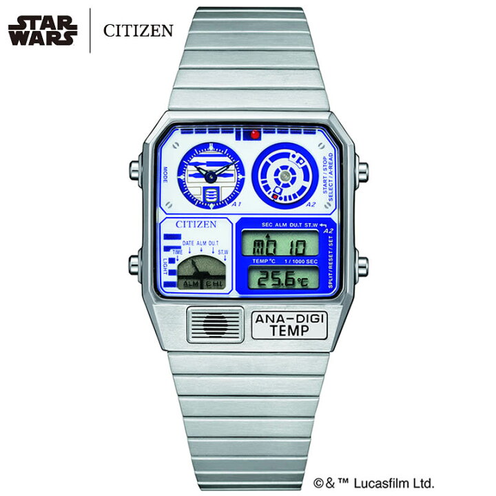 楽天市場】スター・ウォーズ 限定モデル R2-D2 シチズン 腕時計 