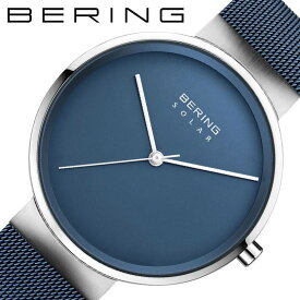 ベーリング 腕時計 ソーラーコレクション BERING Solar Collection メンズ ブルー ネイビー 時計 クォーツ ソーラー 14339-307 人気 おすすめ おしゃれ ブランド 母の日 プレゼント ギフト 観光 遠足 旅行