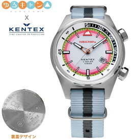 ケンテックス 腕時計 ゆるキャン×KENTEX コラボウォッチ KENTEX レディース ホワイト ライトブルー 時計 日本製ソーラークォーツ 野クルモデル ソーラー 10気圧防水 S795M-04 ゆるきゃん 人気 おすすめ おしゃれ ブランド 母の日 プレゼント ギフト 観光 遠足 旅行