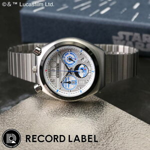 �V�`�Y�� �r���v ���R�[�h���[�x�� �c�m�N���m ����X���胂�f�� �X�^�[�E�E�H�[�Y���f�� CITIZEN RECORD LABEL TSUNO CHRONO STAR WARS R2�[D2 AN3666-51A �V���o�[ �l�C ���v �������� ������� �u�����h ��