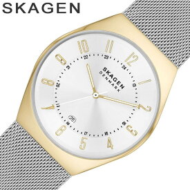 [ギフトに最適 ショッパー付属] スカーゲン時計 スカーゲン 腕時計 グレーネン SKAGEN Grenen メンズ スカーゲン腕時計 ホワイトシルバー シルバー 時計 SKW6816 北欧 シンプル 薄型 話題 人気 おすすめ おしゃれ ブランド 母の日 プレゼント ギフト 観光 遠足 旅行