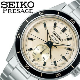 セイコー 腕時計 プレザージュ ベーシックライン SEIKO PRESAGE Basic line メンズ アイボリー シルバー 時計 機械式 自動巻 自動巻き SARY209 人気 おすすめ おしゃれ ブランド 母の日 プレゼント ギフト 観光 遠足 旅行