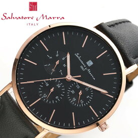 サルバトーレマーラ 腕時計 SalvatoreMarra ユニセックス ブラック 時計 SM22102-PGBK 人気 おすすめ おしゃれ ブランド 母の日 プレゼント ギフト 観光 遠足 旅行