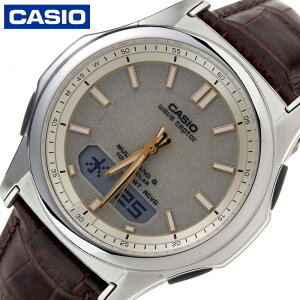 【~27日1時まで 200円引きクーポン付】カシオ 腕時計 ウェーブセプター CASIO wave ceptor メンズ ベージュ ブラウン 時計 ソーラー ソーラー電波 電波ソーラー WVA-M630L-9AJF 人気 おすすめ おしゃれ