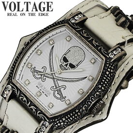 ヴォルテージ VOLTAGE 腕時計 チャーチ CHURCH メンズ VO-024S-01W 男性 ホワイト バイカー ロック 革ジャン コンチョ シルバー ハード 人気 おすすめ おしゃれ ブランド 母の日 プレゼント ギフト 観光 遠足 旅行