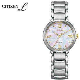 シチズン 腕時計 シチズンエル CITIZEN CITIZEN L レディース 白蝶貝 シルバー 時計 ソーラー ラウンドコレクション ROUND Collection EM0927-87Y 人気 おすすめ おしゃれ ブランド プレゼント ギフト 電池交換不要 エコドライブ カジュアル ビジネス デート スーツ 旅行