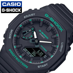 �y10%OFF�z�y��1,760�~���z�J�V�I �r���v G�V���b�N �O���[���A�N�Z���g CASIO G-SHOCK Green Accent �����Y �u���b�N ���v �A�i�f�W GMA-S2100GA-1AJF �l�C �������� ������� �u�����h �v���[���g �M�t�g �h