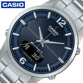 カシオ 腕時計 リニエージ CASIO LINEAGE メンズ ネイビー シルバー 時計 ソーラー ソーラー ビジネス 就活 試験 LCW-M170D-2AJF 人気 おすすめ おしゃれ ブランド プレゼント ギフト 防水 頑丈 アウトドア キャンプ フェス 夏フェス 観光 遠足 旅行