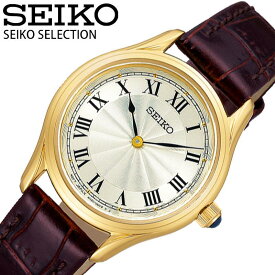 セイコー 腕時計 SEIKO SELECTION LADIES SEIKO SEIKO SELECTION レディース ホワイトゴールド ボルドー 時計 クォーツ (電池式) ビジネス オフィス シンプル 綺麗 きれいめ かわいい カワイイ デート 知的 SSEH014 人気 おすすめ おしゃれ ブランド プレゼント ギフト 旅行