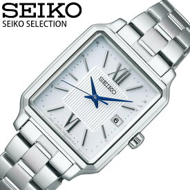 セイコー 腕時計 SEIKO SELECTION LADIES SEIKO SEIKO SELECTION レディース ホワイト シルバー 時計 電波ソーラー ビジネス オフィス シンプル 綺麗 きれいめ かわいい カワイイ デート 知的 SWFH137 人気 おすすめ おしゃれ ブランド プレゼント ギフト 観光 遠足 旅行