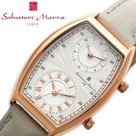 【60%OFF半額 \18,524-円引】サルバトーレ マーラ 腕時計 Salvatore Marra 時計 レディース グレー 女性 仕事 ビジネス オフィス 誕生日 記念日 お祝い 彼女 嫁 奥さん 母 贈り物 SM23107 デュアルタイム レクタングル シンプル 軽い 人気 おすすめ おしゃれ ブランド