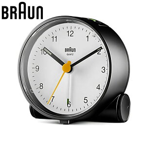 ブラウン 置時計 アナログ アラームクロック BRAUN ブラウン置時計 BC01BW ANALOG ARALM CLOCK ブラック×ホワイト 目覚まし時計 クオーツ(静音設計) BC01BW 人気 おすすめ おしゃれ ブランド プレゼ
