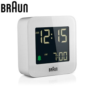 uE uv fW^A[NbN BRAUN uEuv BC08W DIGITAL ARALM CLOCK zCg ڊo܂v fW^NH[c BC08W lC   uh v[g Mtgy